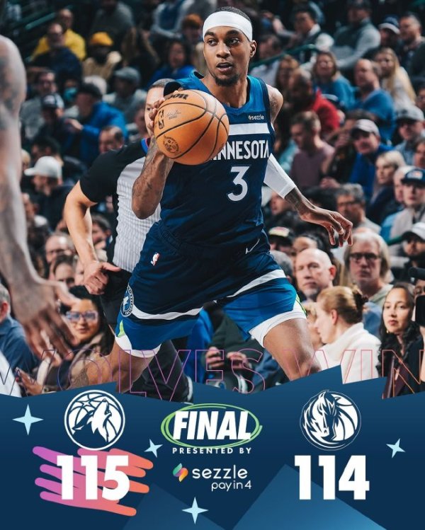 丛林狼险胜独行侠升至西部第八 灰熊大捷黄蜂